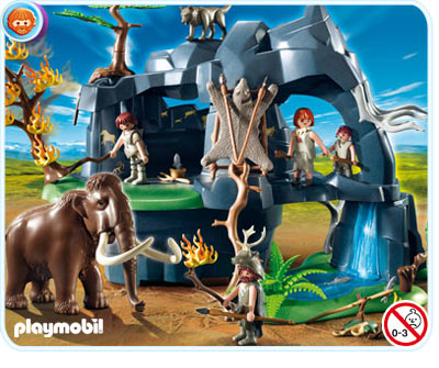 Stone Age Cave with Mammoth