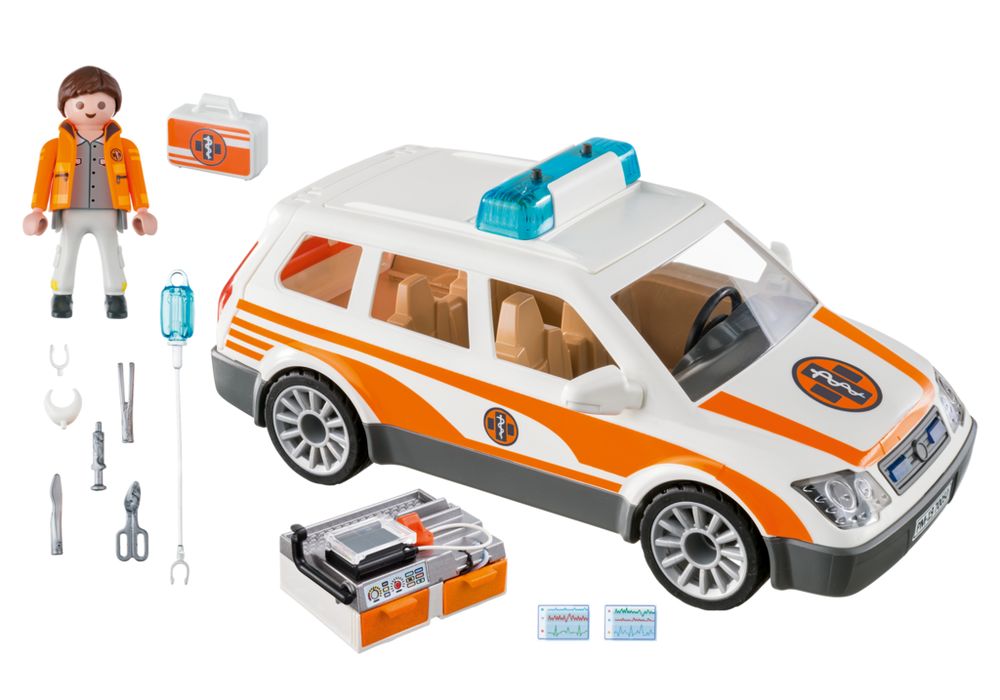 Emergency Car with Siren – box_back