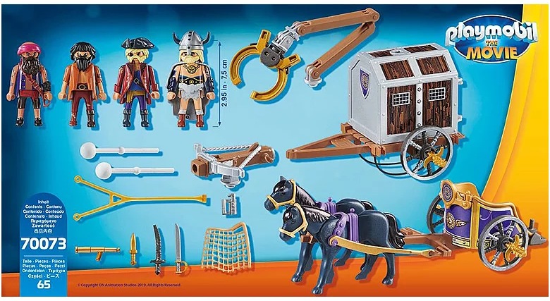 PLAYMOBIL:THE MOVIE Charlie with Prison Wagon – extra