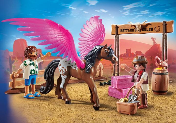 PLAYMOBIL:THE MOVIE Marla and Del with Flying Horse