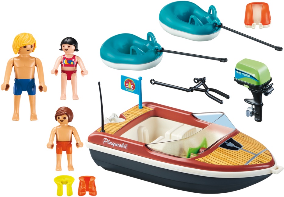 Speedboat with Tube Riders – box_back