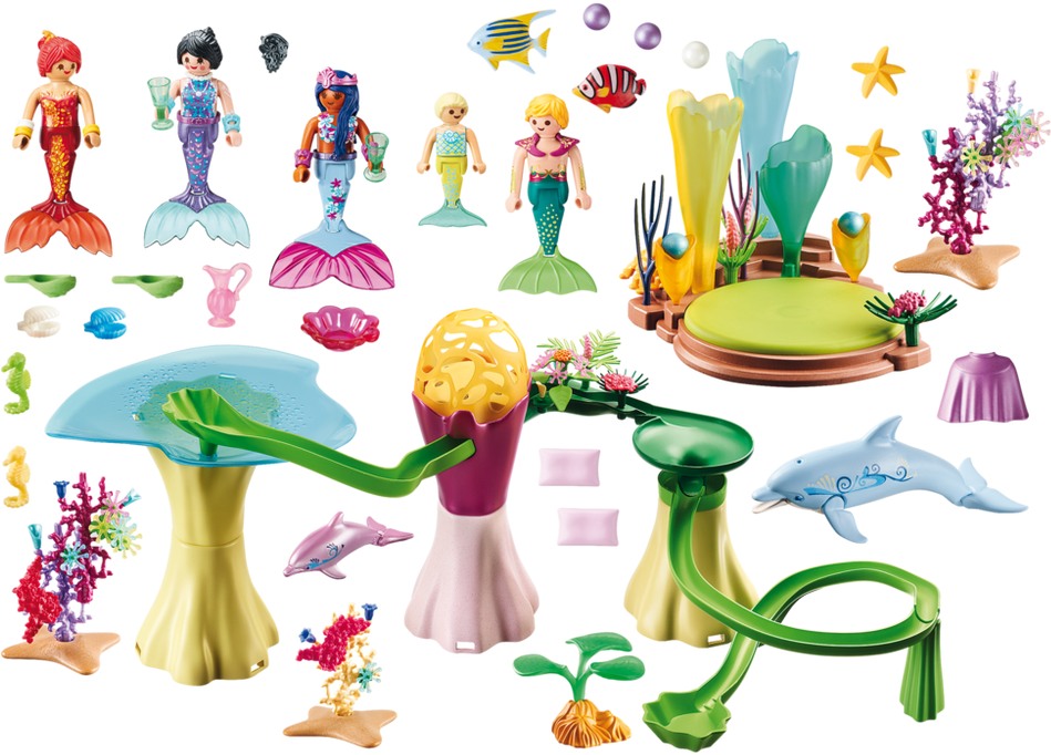 Mermaid Cove with Illuminated Dome – box_back