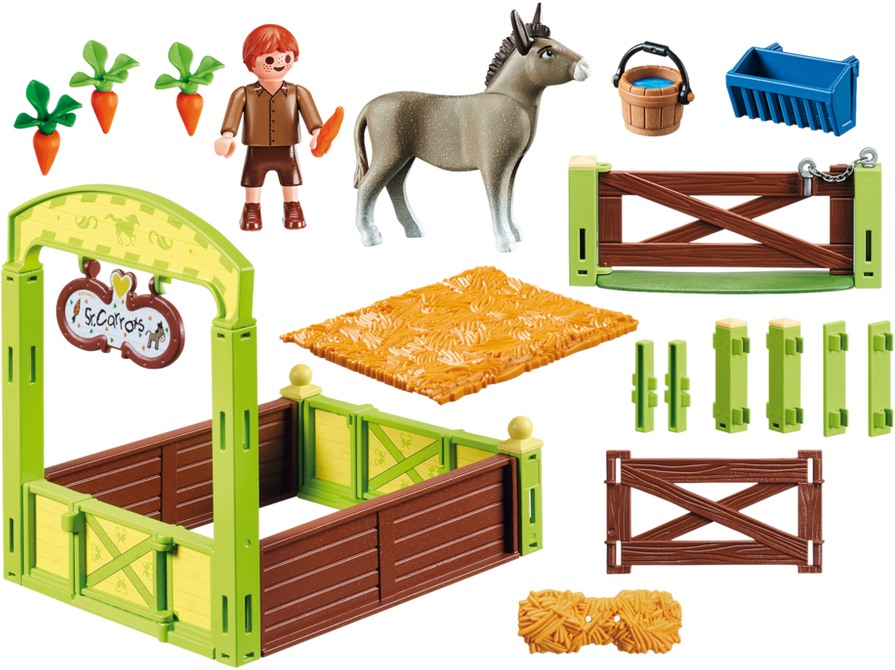 Snips and Señor Carrots with Horse Stall – box_back