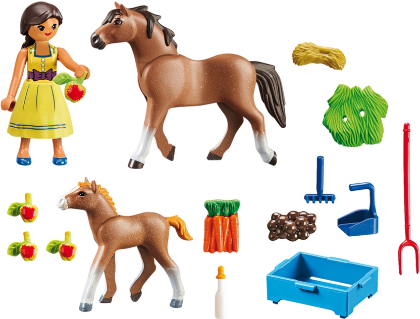 Pru with Horse and Foal – box_back