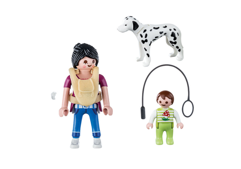 Mother with Baby and Dog – box_back