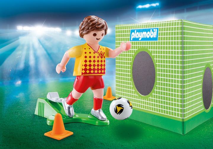 Soccer Player with Goal