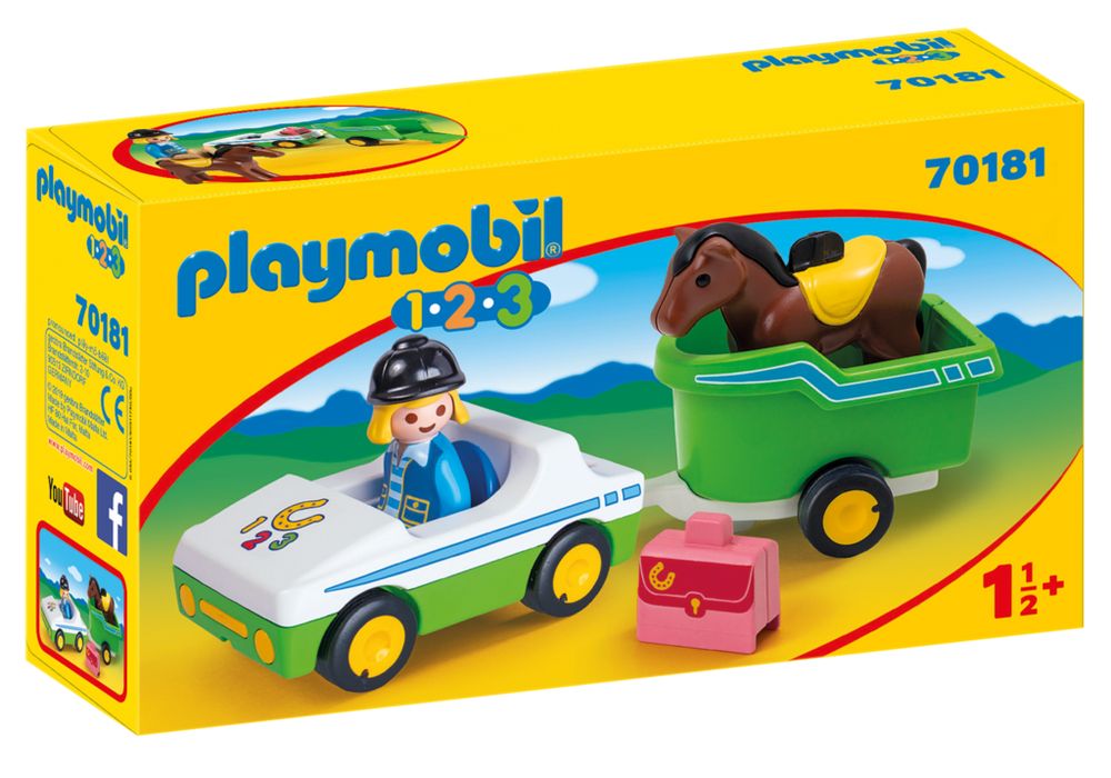 Car with Horse Trailer – box_front