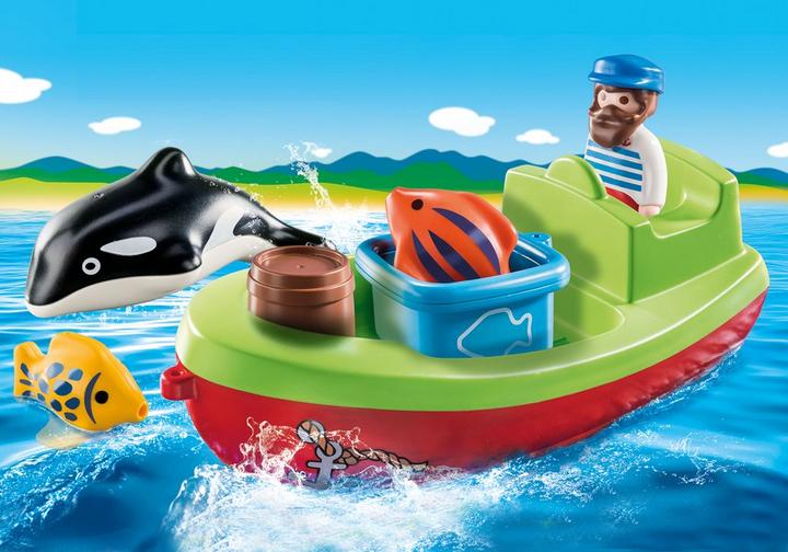Fisherman with Boat