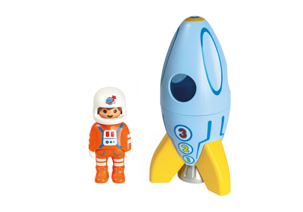 Astronaut with rocket – box_back