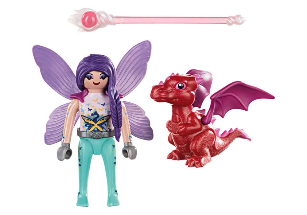 Fairy with Baby Dragon – box_back