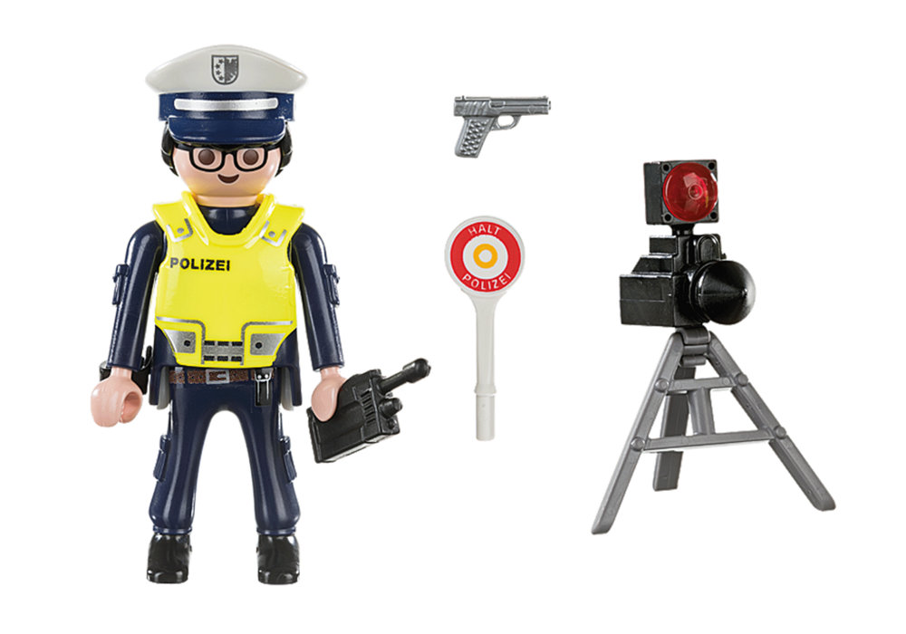 Police Officer with Speed Trap – box_back
