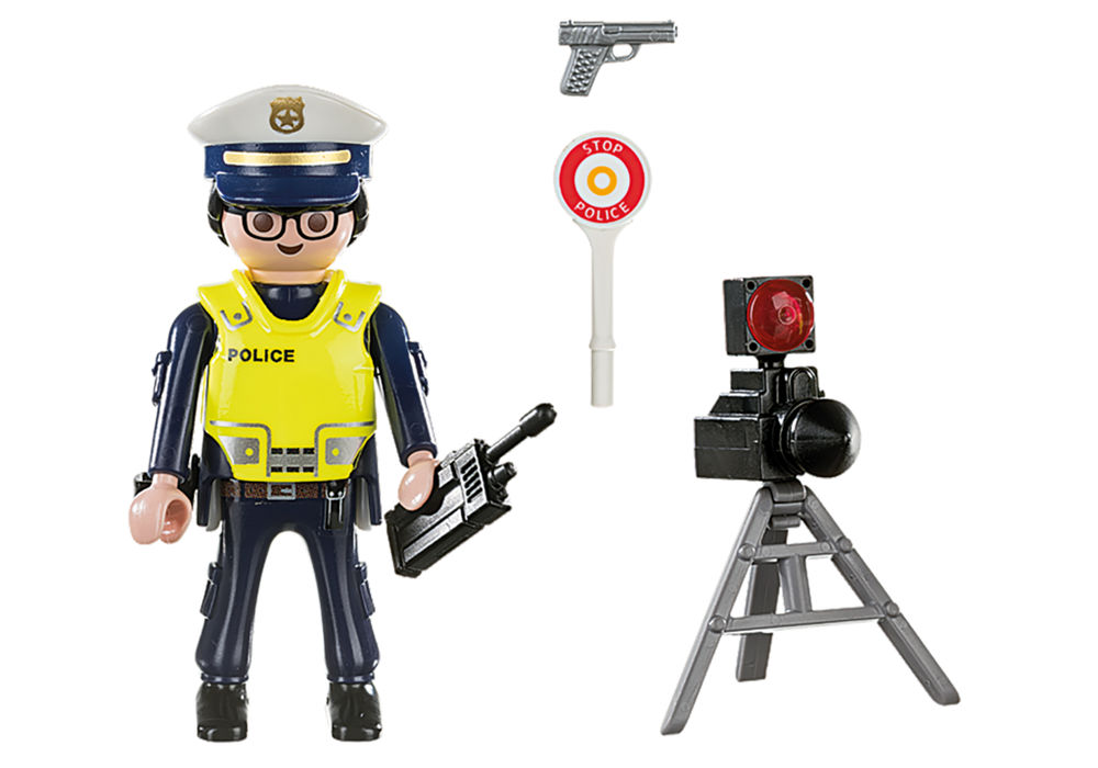 Police Officer with Speed Trap – box_back