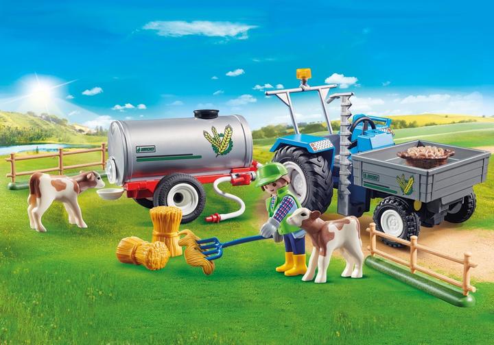 Loading Tractor with Water Tank