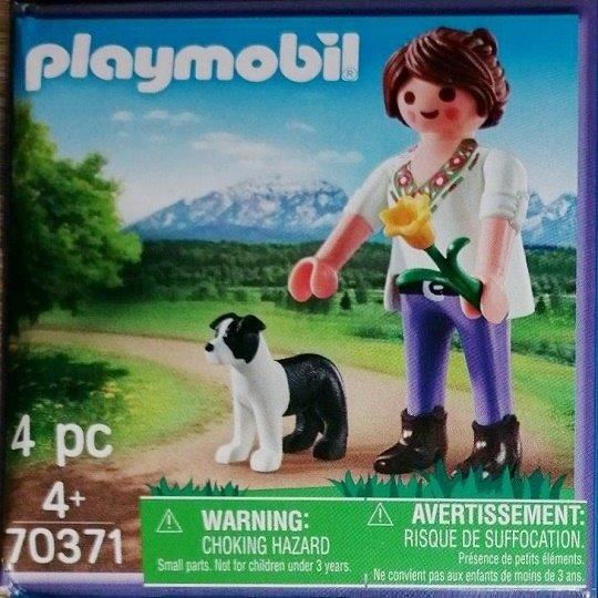 Milka Woman with Dog