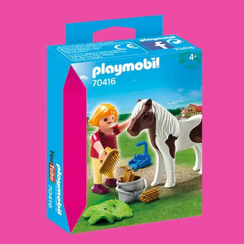 Girl with Pony (also see 5291 for equivalent)