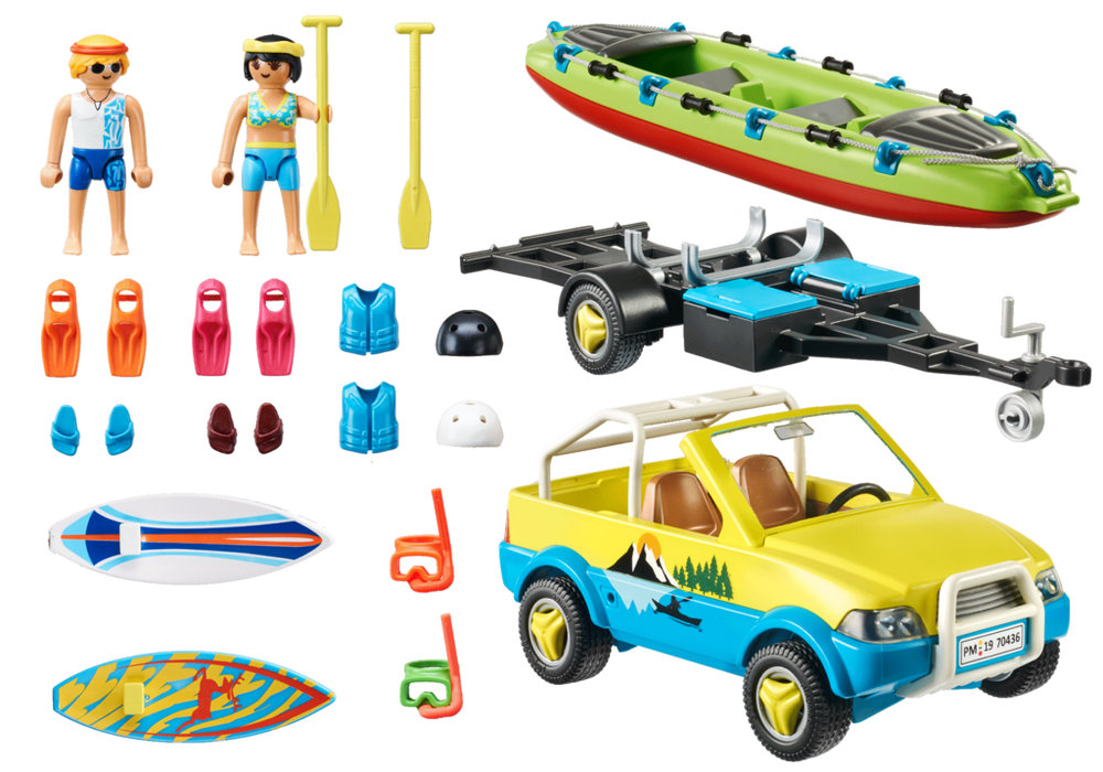 Beach Car with Canoe – box_back