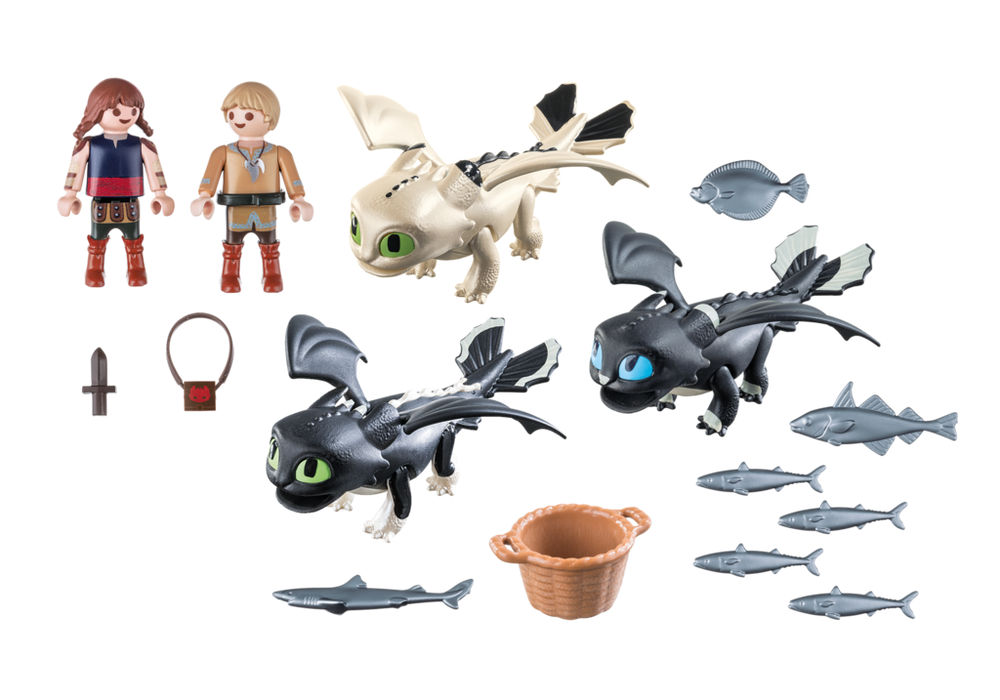 Viking Children with Baby Dragons – box_back