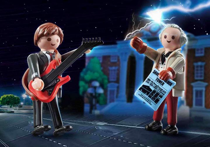 Back to the Future Marty Mcfly and Dr. Emmett Brown