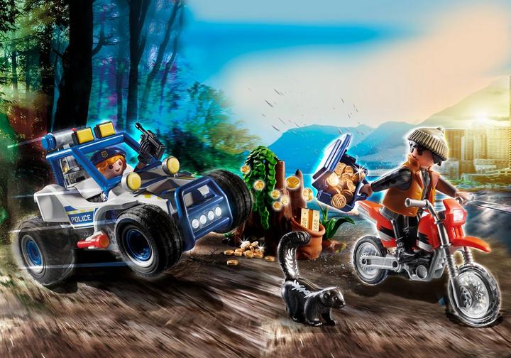 Police Off-Road Car with Jewel Thief – detail