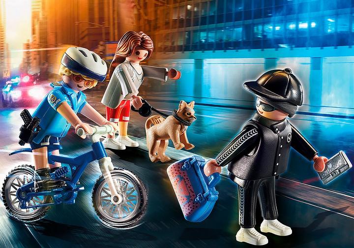 Police Bicycle with Thief