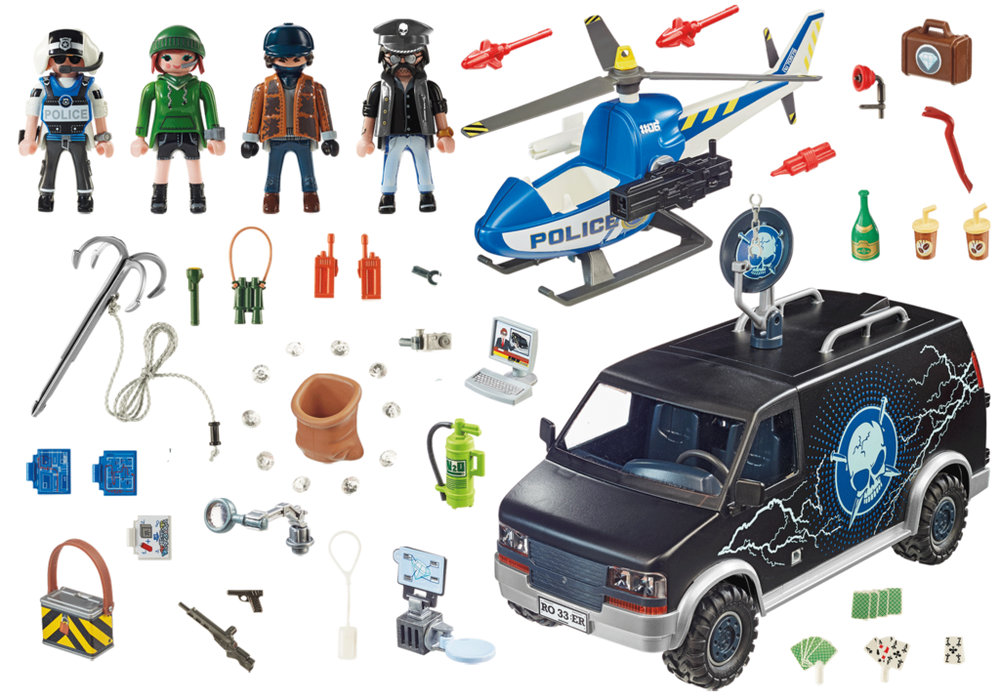 Helicopter Pursuit with Runaway Van – box_back