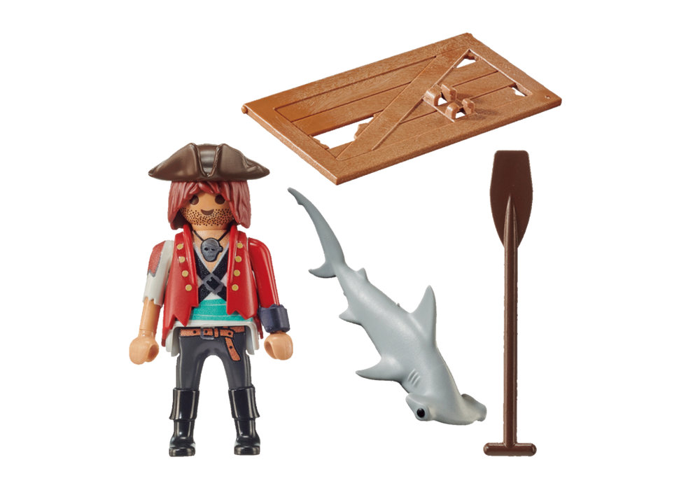 Pirate with Raft – box_back