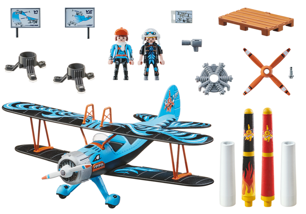 Air Stunt Show Phoenix Biplane – box_back