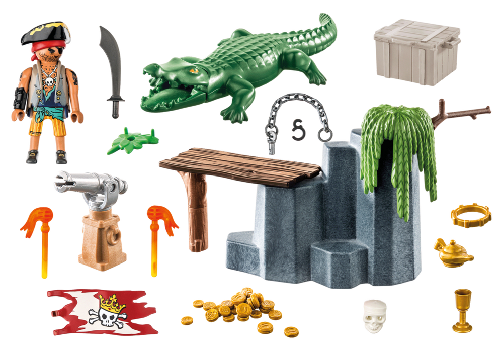 Pirate with alligator – box_back