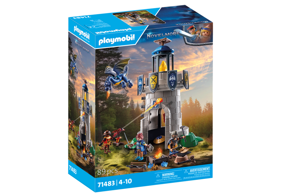 Knight's tower with smith and dragon – box_front