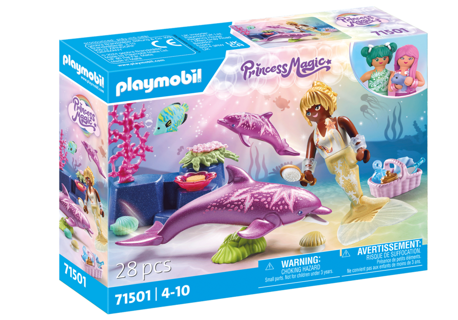 Mermaid with Dolphins – box_front