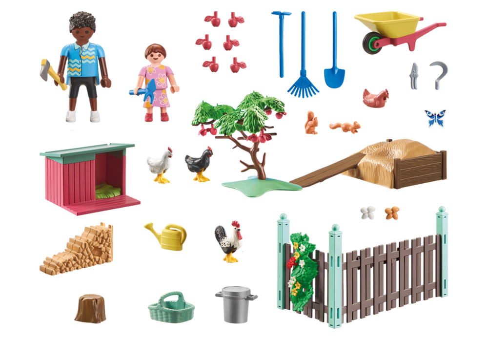 Little chicken farm in the Tiny House garden – box_back