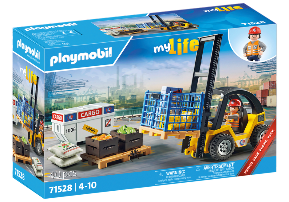 Forklift truck with cargo – box_front
